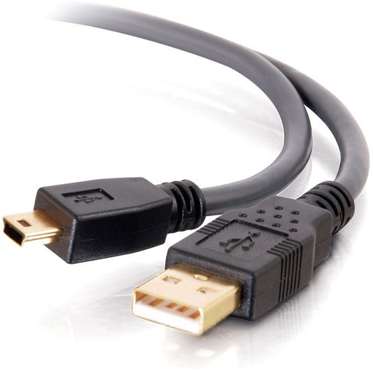 Câble USB A vers USB Mini B de 3 m de la série C2G Ultima - Câble USB vers Mini B - USB 2.0 - Noir - M/M 29652