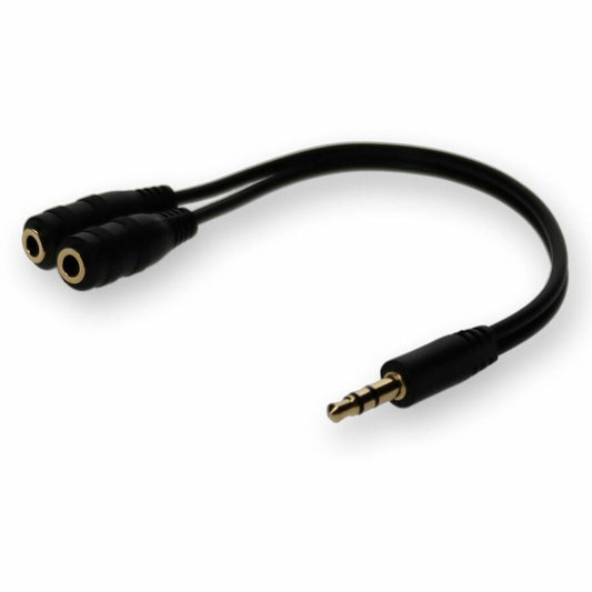 Adaptateur répartiteur de casque audio stéréo AddOn 3,5 mm (1/8 po) - M/FF HSMFF