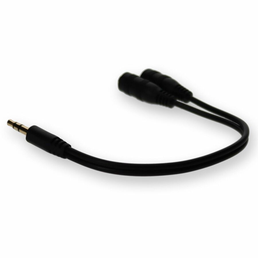 Adaptateur répartiteur de casque audio stéréo AddOn 3,5 mm (1/8 po) - M/FF HSMFF