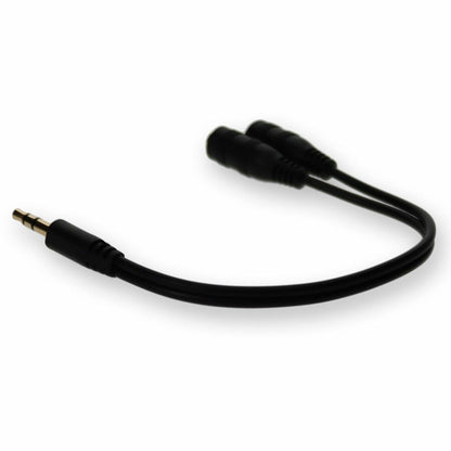 Adaptateur répartiteur de casque audio stéréo AddOn 3,5 mm (1/8 po) - M/FF HSMFF