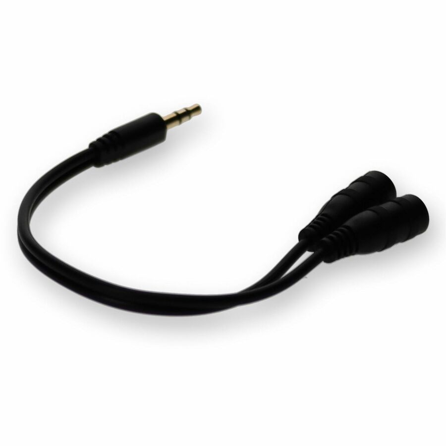 Adaptateur répartiteur de casque audio stéréo AddOn 3,5 mm (1/8 po) - M/FF HSMFF