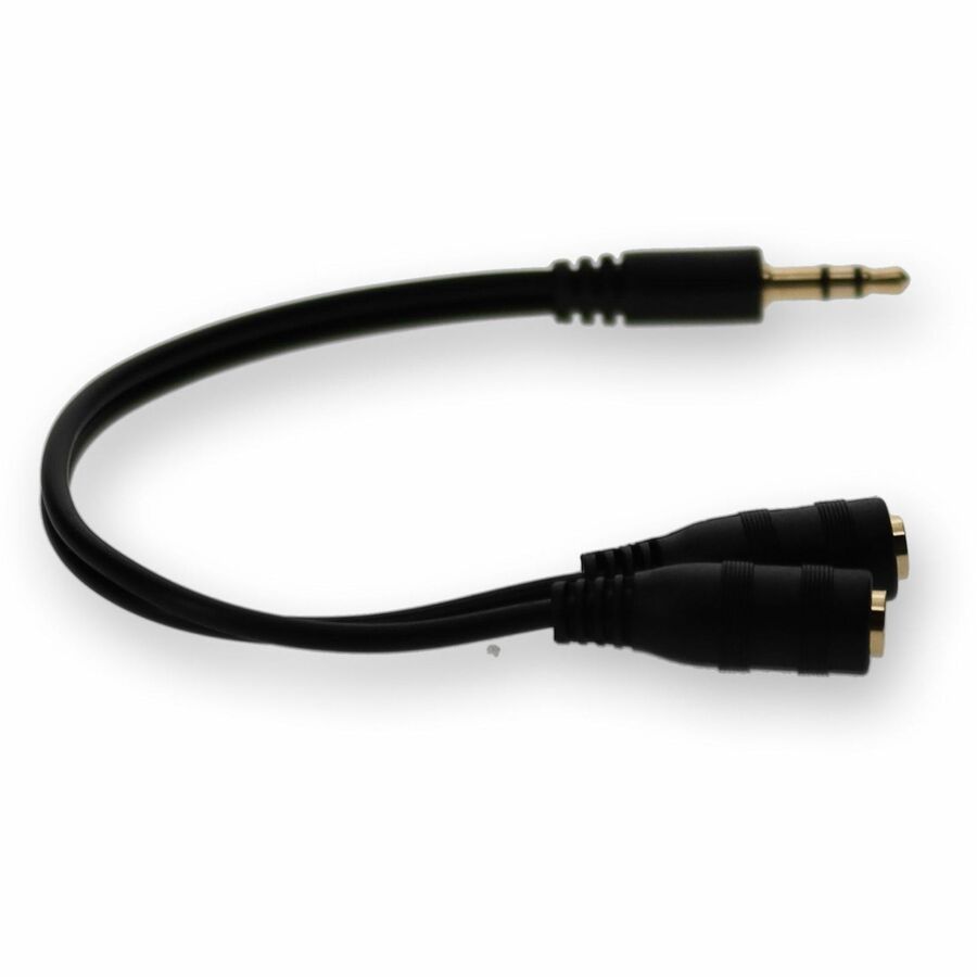 Adaptateur répartiteur de casque audio stéréo AddOn 3,5 mm (1/8 po) - M/FF HSMFF