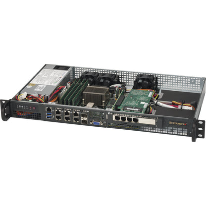 Serveur montable en rack 1U Supermicro SuperServer 5018D-FN8T - 1 x Intel Xeon D-1518 2,20 GHz - Contrôleur Serial ATA/600 SYS-5018D-FN8T