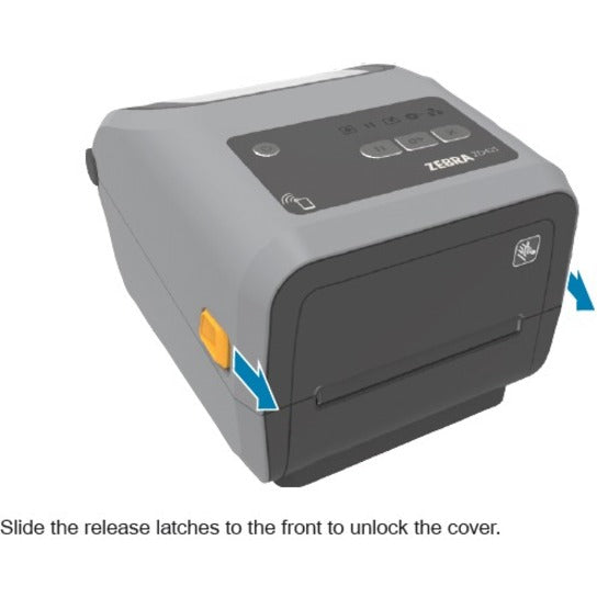 Imprimante à transfert thermique de bureau Zebra ZD421c - Monochrome - Impression d'étiquettes/reçus - USB - Hôte USB - Bluetooth - LAN sans fil - Communication en champ proche (NFC) - US ZD4A043-C01W01EZ