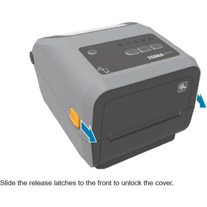 Imprimante à transfert thermique de bureau Zebra ZD421c - Monochrome - Impression d'étiquettes/reçus - USB - Hôte USB - Bluetooth - LAN sans fil - Communication en champ proche (NFC) - US ZD4A043-C01W01EZ