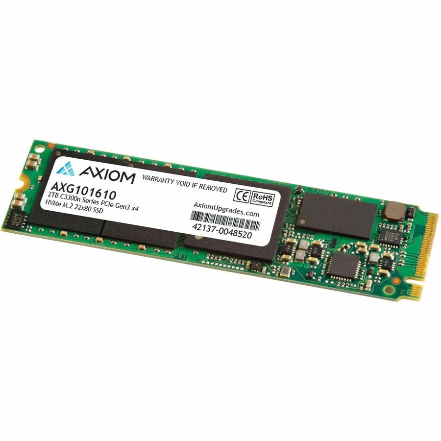 Axiom C3300n 2 TB Solid State Drive - M.2 2280 Internal - PCI Express NVMe (PCI Express 3.0 x4) - TAA Compliant AXG101610