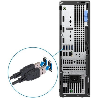 Ordinateur de bureau Dell OptiPlex 7000 - Intel Core i7 12e génération i7-12700 - Technologie vPro - 16 Go - SSD 256 Go - Petit format - Noir HMFX7