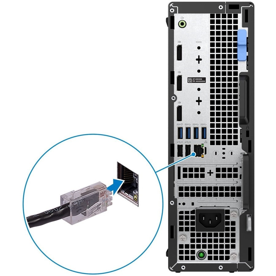 Ordinateur de bureau Dell OptiPlex 7000 - Intel Core i7 12e génération i7-12700 - Technologie vPro - 16 Go - SSD 256 Go - Petit format - Noir HMFX7