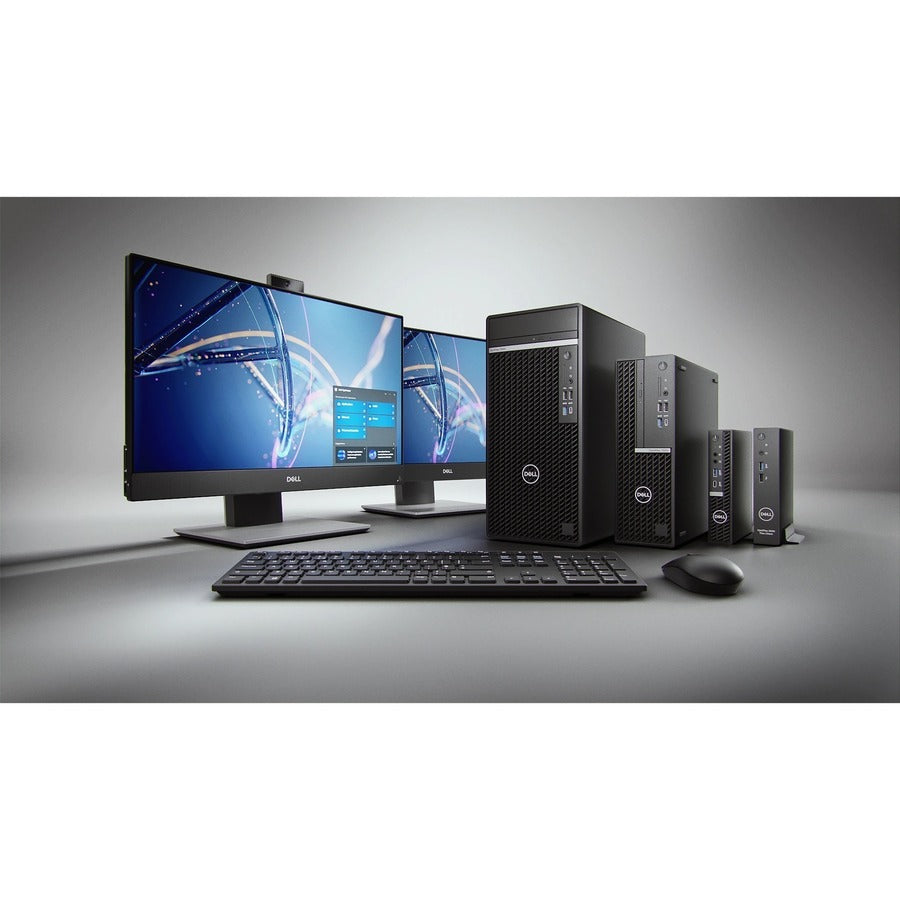 Ordinateur de bureau Dell OptiPlex 7000 - Intel Core i7 12e génération i7-12700 - Technologie vPro - 16 Go - SSD 256 Go - Petit format - Noir HMFX7