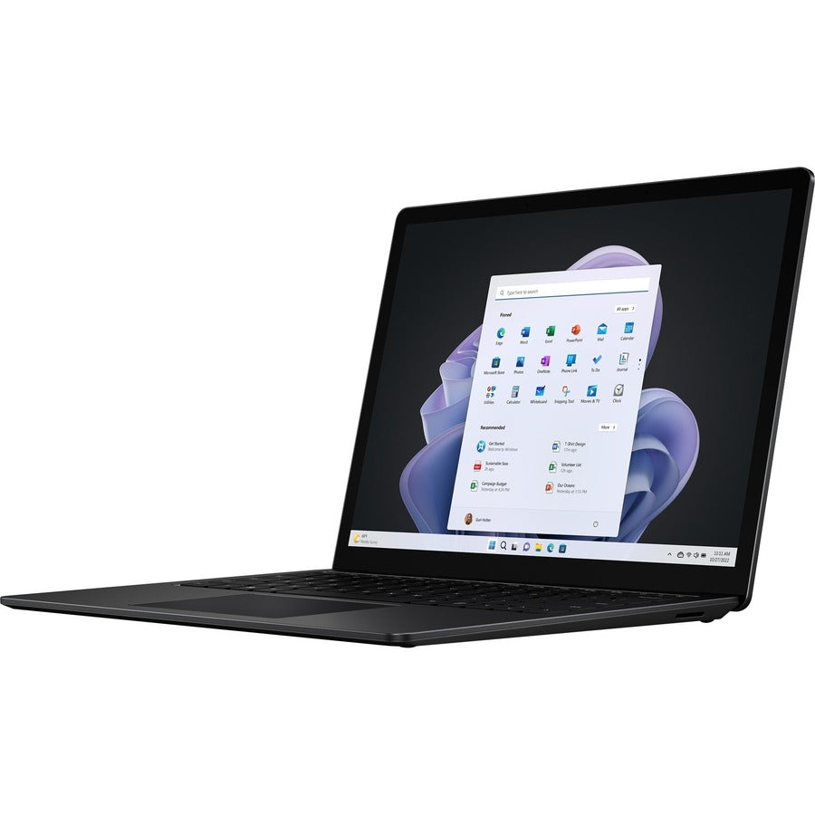 Ordinateur portable Microsoft Surface Laptop 5 15" à écran tactile - Intel Core i7 12e génération i7-1265U - Plateforme Intel Evo - 8 Go - SSD 512 Go - Noir mat RG1-00024