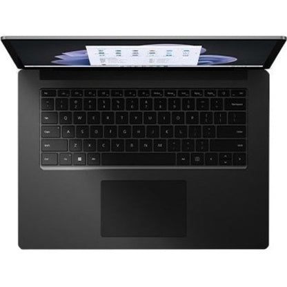 Ordinateur portable Microsoft Surface Laptop 5 15" à écran tactile - Intel Core i7 12e génération i7-1265U - Plateforme Intel Evo - 8 Go - SSD 512 Go - Noir mat RG1-00024