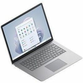 Ordinateur portable à écran tactile Microsoft Surface Laptop 5 15" - Intel Core i7 12e génération i7-1265U - Plateforme Intel Evo - 16 Go - SSD 512 Go - Platinum RIR-00002