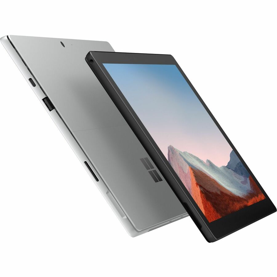 Tablette Microsoft Surface Pro 7+ - 12,3" - Intel - 16 Go - SSD 512 Go - Windows 10 Pro - 4G - Platinum 1YJ-00001