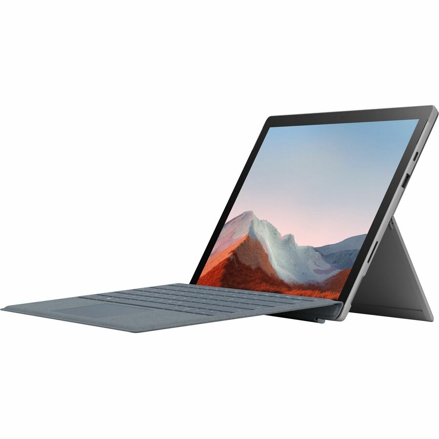 Tablette Microsoft Surface Pro 7+ - 12,3" - Intel - 16 Go - SSD 512 Go - Windows 10 Pro - 4G - Platinum 1YJ-00001