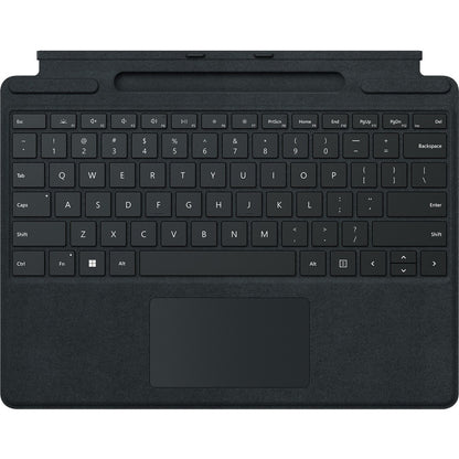 Étui avec clavier et housse Microsoft Signature pour tablette Microsoft Surface Pro 8, Surface Pro X 13" - Noir 8X9-00001