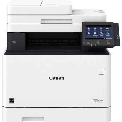 Canon imageCLASS MF740 MF743Cdw Laser Multifunction Printer-Color-Copier/Fax/Scanner-ppm Mono/28 ppm Color Print-600x600 dpi Print-Automatic Duplex Print-300 sheets Input-600 dpi Optical Scan-Color Fax-Wireless LAN-Near Field Communication (NFC) 3101C011