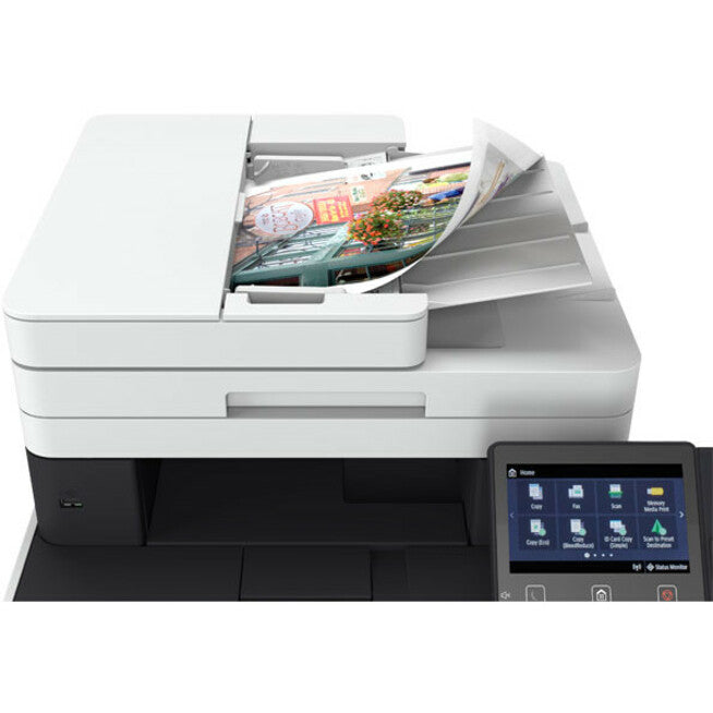 Canon imageCLASS MF740 MF743Cdw Laser Multifunction Printer-Color-Copier/Fax/Scanner-ppm Mono/28 ppm Color Print-600x600 dpi Print-Automatic Duplex Print-300 sheets Input-600 dpi Optical Scan-Color Fax-Wireless LAN-Near Field Communication (NFC) 3101C011