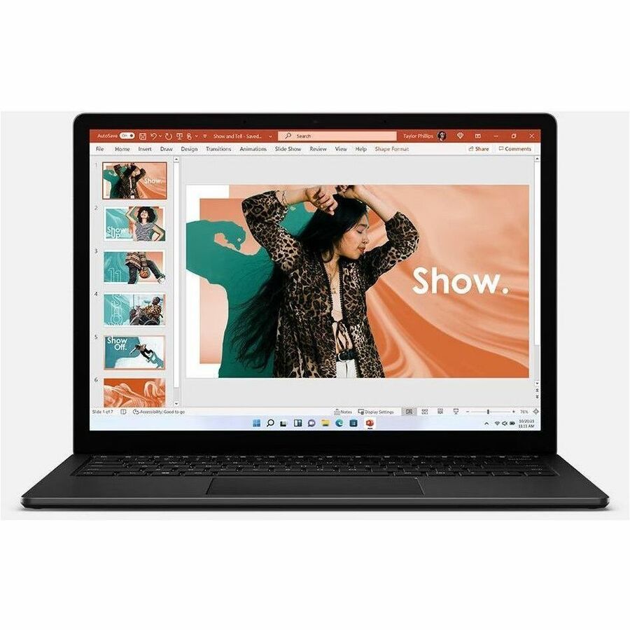 Ordinateur portable Microsoft Surface Laptop 4 13,5" à écran tactile - Intel Core i5 - 8 Go - SSD 512 Go - Noir mat LBZ-00002