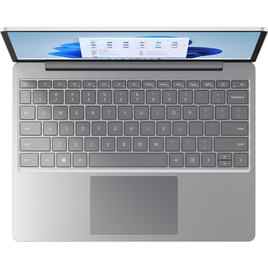 Ordinateur portable Microsoft Surface Laptop Go 2 12,4" à écran tactile - Intel Core i5 11e génération i5-1135G7 - 8 Go - SSD 128 Go - Platinum KQJ-00023