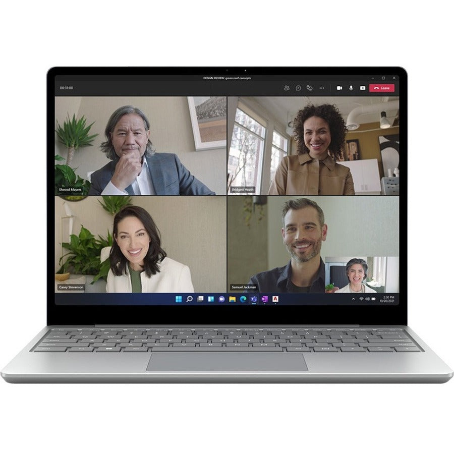 Ordinateur portable Microsoft Surface Laptop Go 2 12,4" à écran tactile - Intel Core i5 11e génération i5-1135G7 - 8 Go - SSD 128 Go - Platinum KQJ-00023