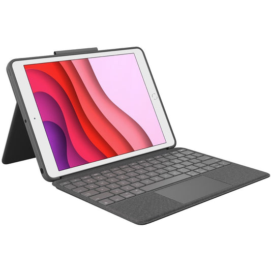 Étui clavier/housse Logitech Combo Touch pour tablette iPad (7e génération), iPad (9e génération), iPad (8e génération) - Graphite 920-009608
