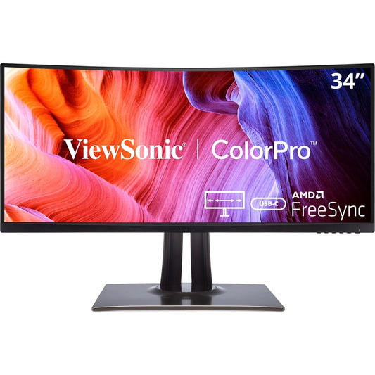 Moniteur LED incurvé ViewSonic ColorPro VP3481a de 34 pouces UWQHD - 21:9 VP3481a