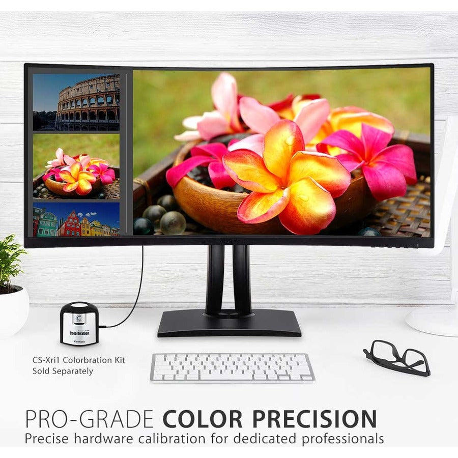 Moniteur LED incurvé ViewSonic ColorPro VP3481a de 34 pouces UWQHD - 21:9 VP3481a
