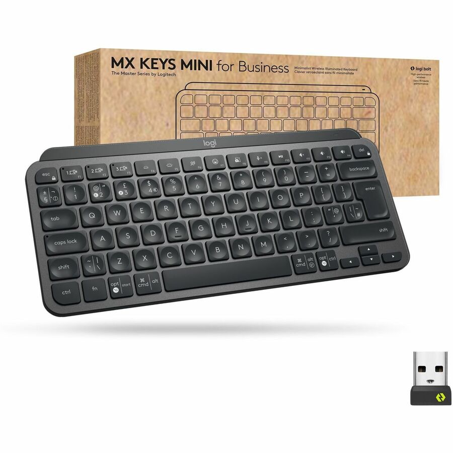 Clavier Logitech MX Keys Mini pour entreprise (graphite) 920-010594