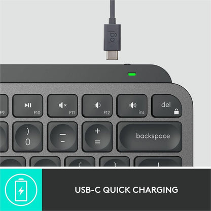 Clavier Logitech MX Keys Mini pour entreprise (graphite) 920-010594