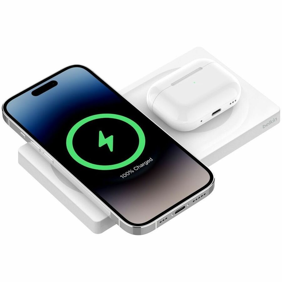 Belkin BoostCharge Pro 2-in-1 Wireless Charging Pad with MagSafe 15W WIZ019ttWH