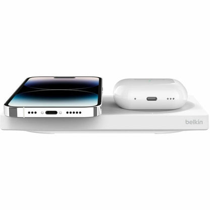 Belkin BoostCharge Pro 2-in-1 Wireless Charging Pad with MagSafe 15W WIZ019ttWH