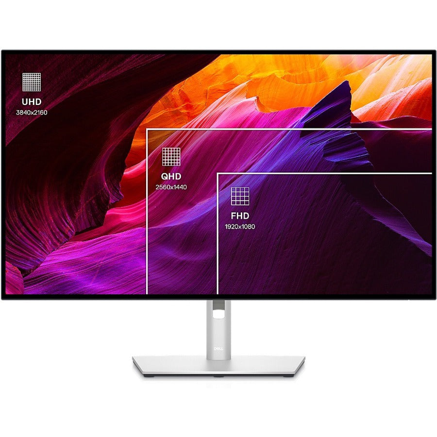 Moniteur LCD Dell UltraSharp U2723QE 27" 4K UHD - 16:9 - Noir, Argent DELL-U2723QE