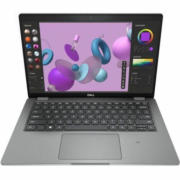 Station de travail mobile Dell Precision 3000 3480 14" - Full HD - Intel Core i5 13e génération i5-1350P - Technologie vPro - 16 Go - SSD 512 Go - Clavier anglais (États-Unis) - Gris Titane G8KR1