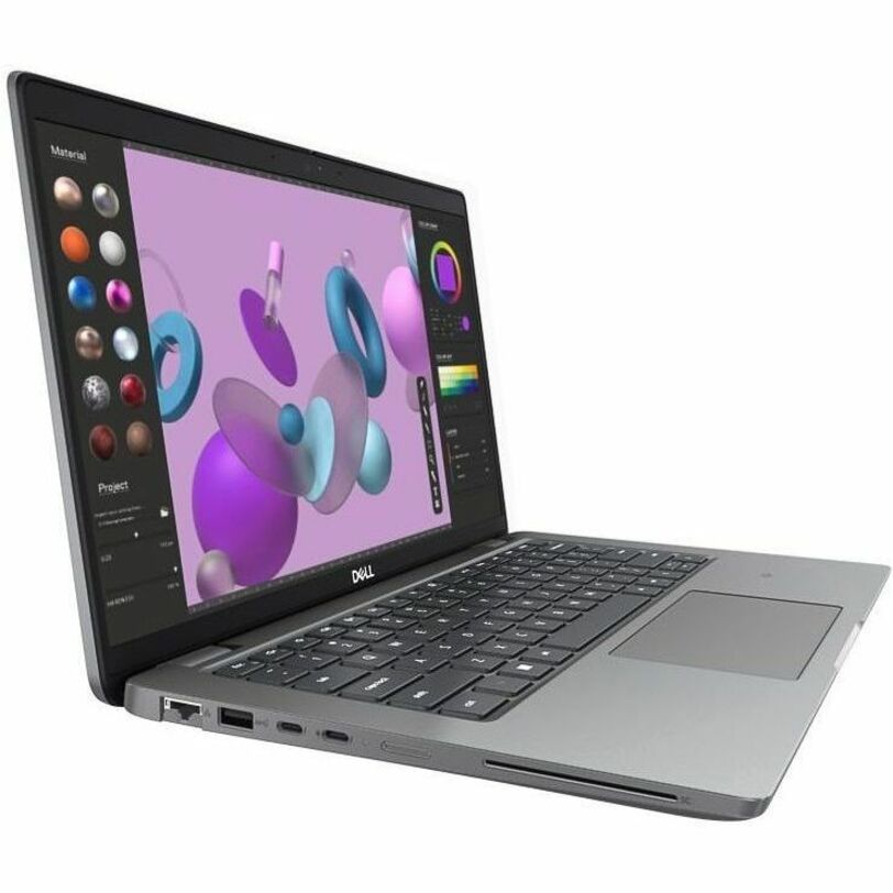 Station de travail mobile Dell Precision 3000 3480 14" - Full HD - Intel Core i5 13e génération i5-1350P - Technologie vPro - 16 Go - SSD 512 Go - Clavier anglais (États-Unis) - Gris Titane G8KR1