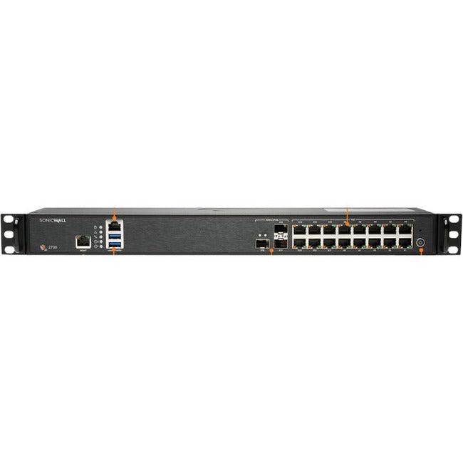 SonicWall NSA 2700 Network Security/Firewall Appliance 02-SSC-8660