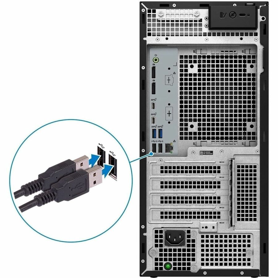 Station de travail Dell Precision 3000 3660 - Intel Core i5 13e génération i5-13500 - 16 Go - SSD 512 Go - Tour 07PRM
