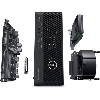 Station de travail Dell Precision 3000 3260 - Intel Core i5 13e génération i5-13500 - 16 Go - SSD 512 Go - Ultra petit HC6RP
