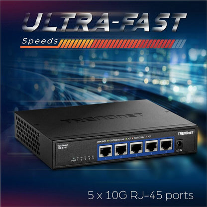 Commutateur 10G à 5 ports TRENDnet TEG-S750