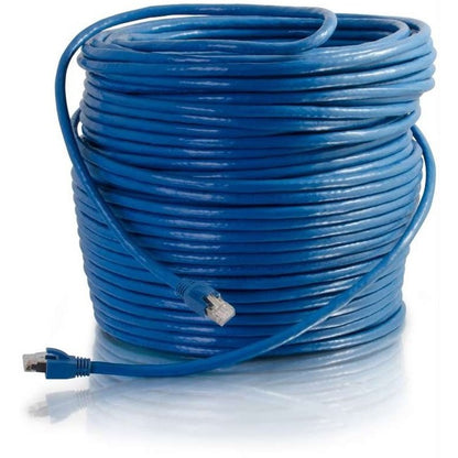 Câble Ethernet blindé Cat6 de 100 pieds C2G - Câble de raccordement réseau Cat 6 - Bleu 43169