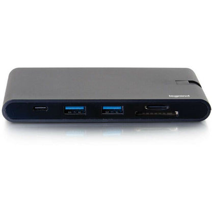 C2G USB C Portable Laptop Dock with HDMI, VGA, Ethernet, USB-C, USB-A, SD Card Reader 26916