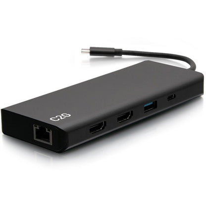 C2G USB C Dual Monitor Laptop Docking Station - HDMI, Ethernet, USB - 60W Power Delivery C2G54488
