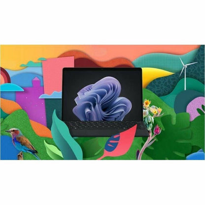 Tablette Microsoft Surface Pro 10 - 13" - Technologie vPro - 16 Go - SSD 256 Go - Windows 11 Pro - Noir ZDT-00019