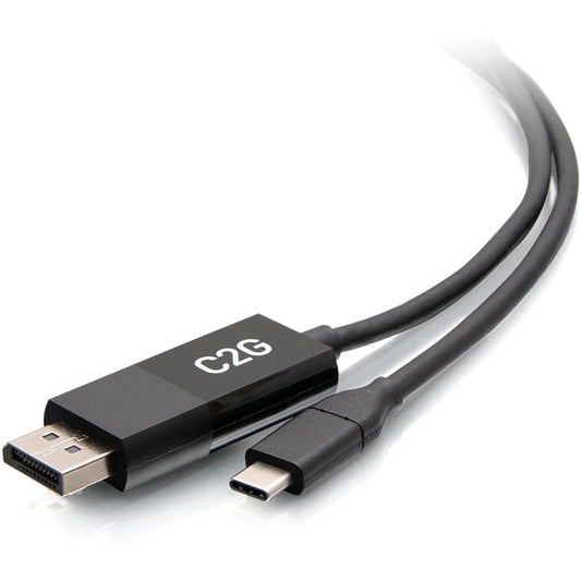 Adaptateur USB C vers DisplayPort C2G 6 pieds - Câble adaptateur USB C vers DP - 4K 60 Hz - M/M C2G54475