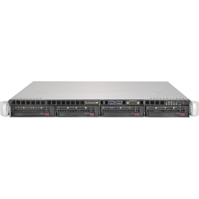 Système Barebone Supermicro SuperServer 5019S-MT - Montable en rack 1U - Socket H4 LGA-1151 - 1 x prise en charge du processeur SYS-5019S-MT