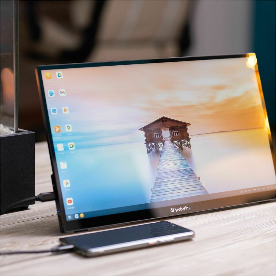 Écran tactile LED Verbatim PMT-15 de 16 pouces - 16:9 - 6 ms 49592