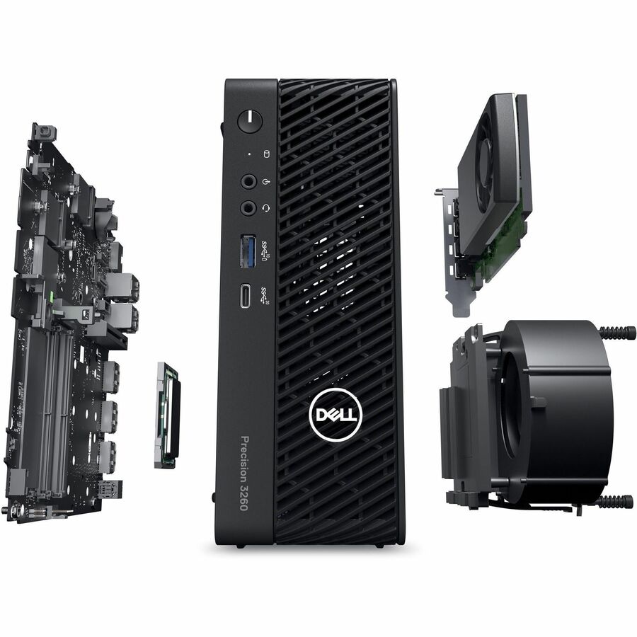 Station de travail Dell Precision 3000 3260 - Intel Core i7 13e génération i7-13700 - 16 Go - SSD 512 Go 2CKTX