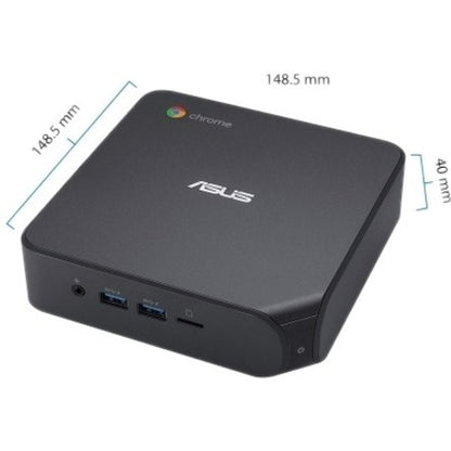 Asus Chromebox 4 CHROMEBOX4-G7068UN Chromebox - Intel Core i7 10e génération i7-10510U - 16 Go - SSD 256 Go - Mini PC - Gun Metal 90MS0252-M00450