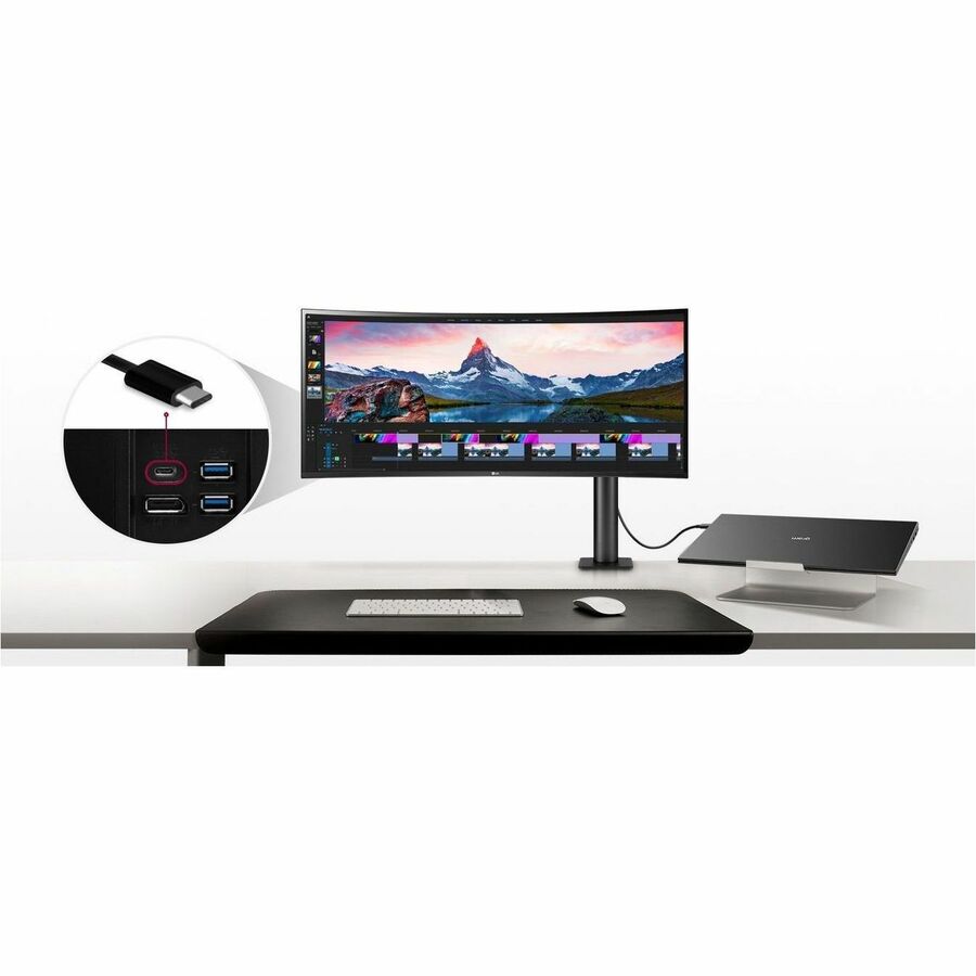 Moniteur LCD incurvé WQHD de classe 34 pouces LG Ultrawide 34WP88CN-B - 21:9 34WP88CN-B