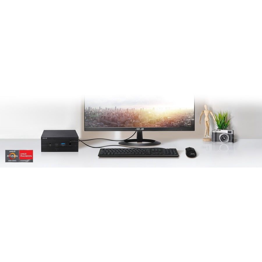Asus miniPC PN51-S1-BB7000XTD Barebone System - AMD Ryzen 7 5700U Octa-core (8 Core) 90MR00K1-M002U0
