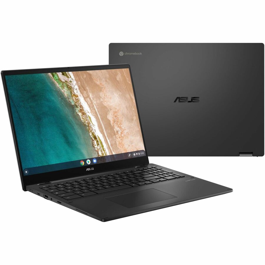Asus Chromebook Flip CX5 CX5601FBA-DS51T-CB Chromebook convertible 2 en 1 tactile 16" - WUXGA - Intel Core i5 12e génération i5-1235U - 16 Go - SSD 512 Go - Clavier anglais, français - Gris minéral CX5601FBA-DS51T-CB